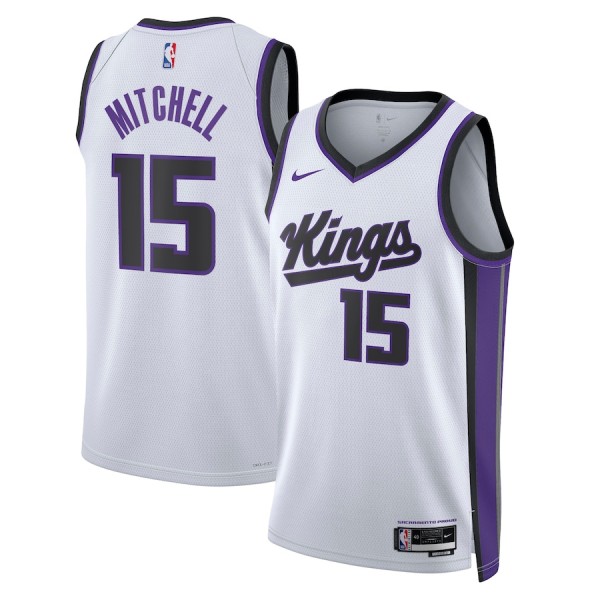 Sacramento Kings Trikot Davion Mitchell Nike 2023-24 Association Edition Weiß Swingman - Herren Sacramento Kings Trikot Davion Mitchell Nike 2023-24 Association Edition Weiß Swingman - Herren